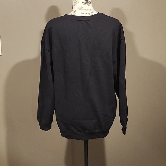 Black Sweatshirt with Yellow Butterfly Design - Picture 4 of 5